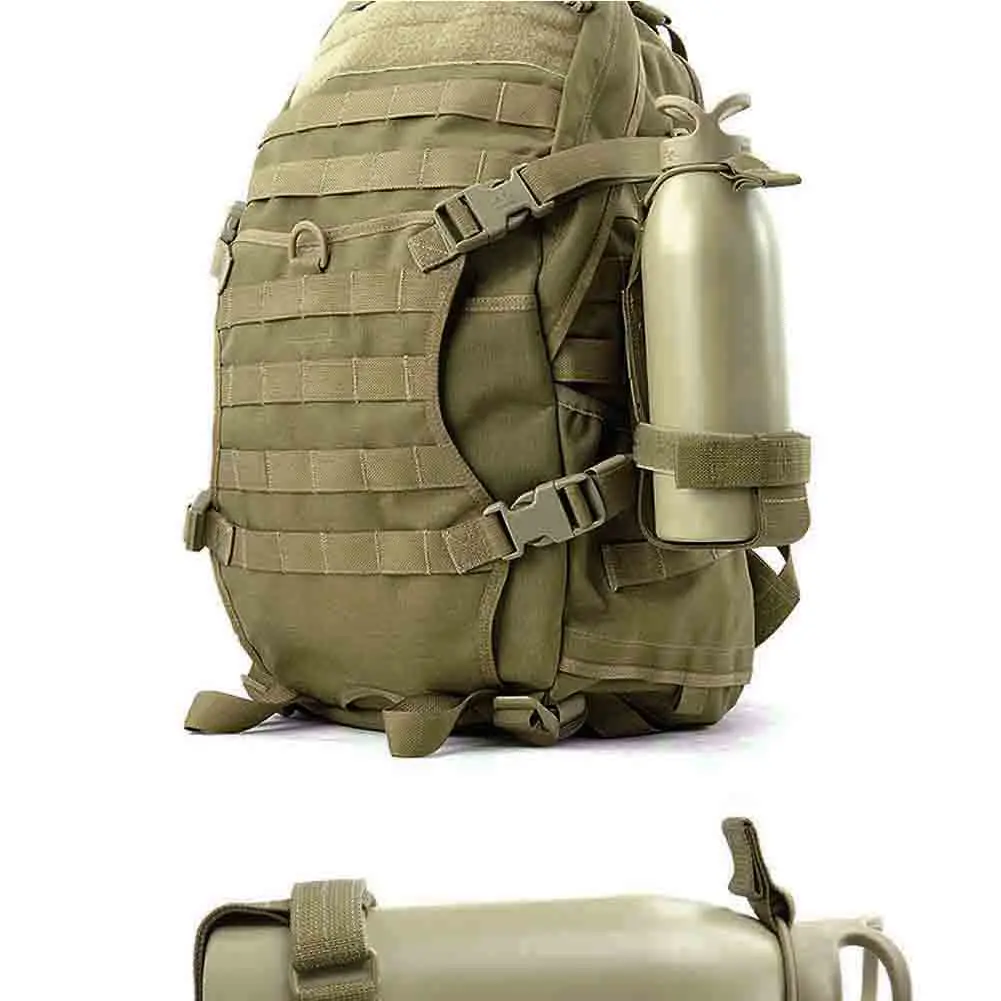 High Quality Durable Tactical Hiking Camping Molle Water Bottle Holder Belt Carrier Pouch Outdoor Nylon Bag#925