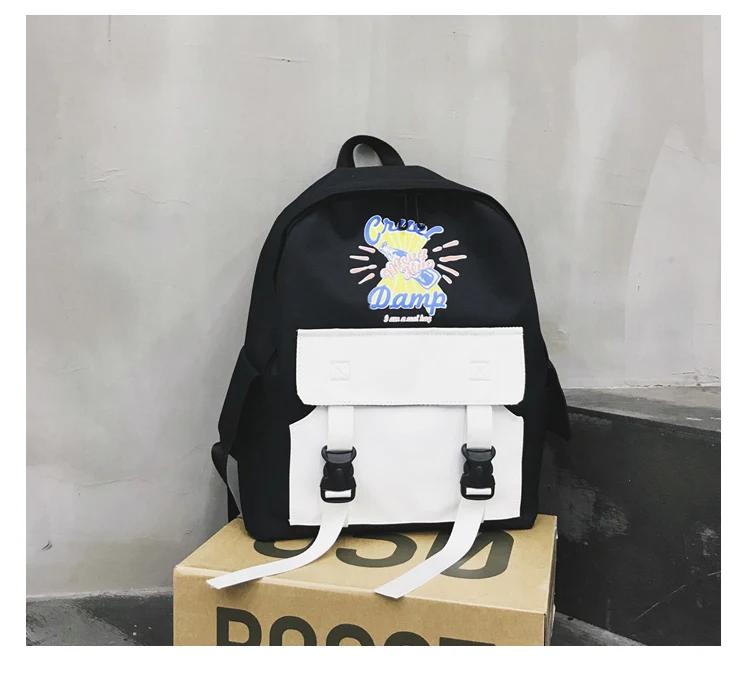 Menghuo Fashion Backpack Women Children Schoolbag Back Pack Leisure Korean Ladies Knapsack Travel Bags for School Teenage Girls (27)