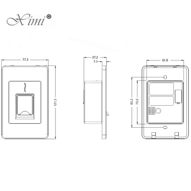 IP65 считыватель отпечатков пальцев для Система контроля доступа Inbio460 доступа Управление Панель FR1500-WP RS485 отпечатков пальцев и MF Card Reader