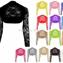 Женский кружева мода крючком кружева топы с длинным рукавом женщины черный верх сорочка роковой