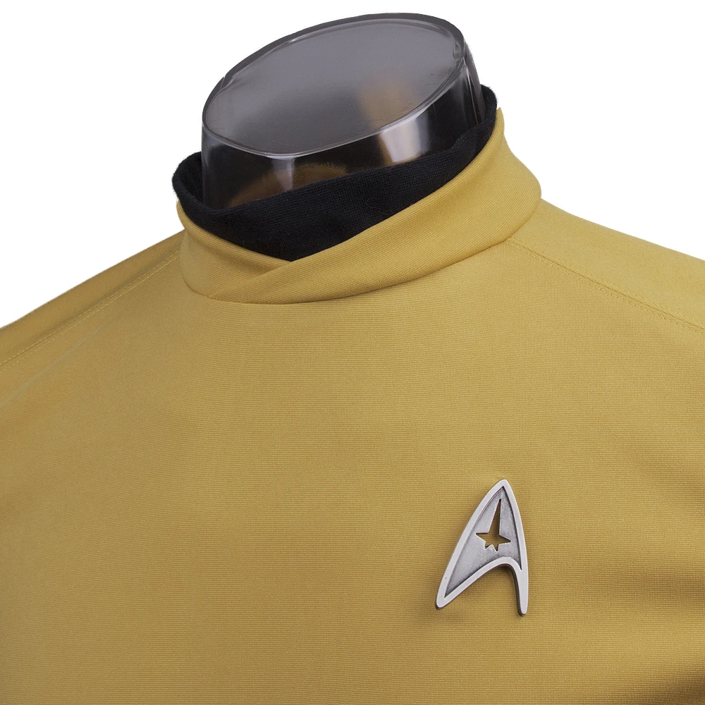 Star Trek Beyond Costume Cosplay Star Trek Yellow Captain Kirk Uniform Spock Uniform Scotty Halloween party Prop (5)