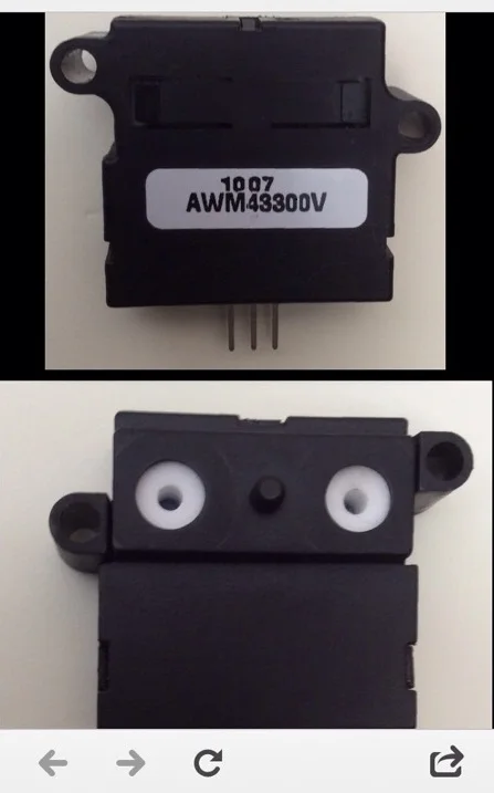 

AWM43300V SENSOR AIRFLOW AMP 1000 SCCM Gas flow sensor
