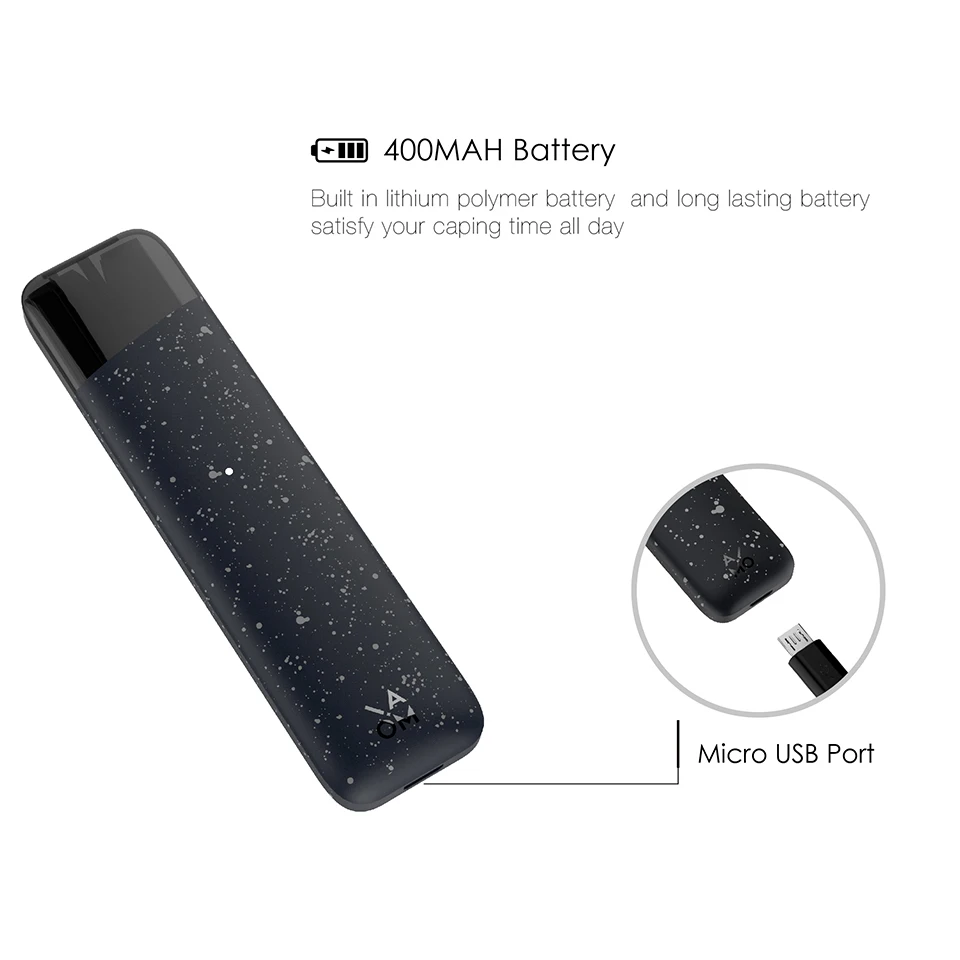 Электронная сигарета оригинал OVNS Aimovape крепление Pod Vape комплект испаритель 400 мАч