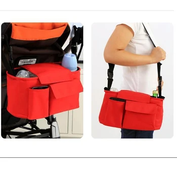 

baby stroller bag for baby mother bags red orange green baby stroller bag nappy diaper bag carriage multifunctional the new