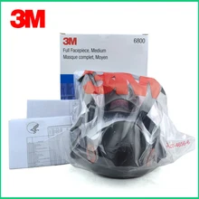 Original 3 M 6800 máscara de gas respirador protección de la marca respirador máscara contra de gas orgánico con 6001/2091 fiter