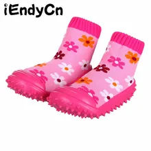IEndyCn/носки для маленьких девочек весенне-осенние вязаные носки удобные мягкие носки-тапочки для малышей FF600
