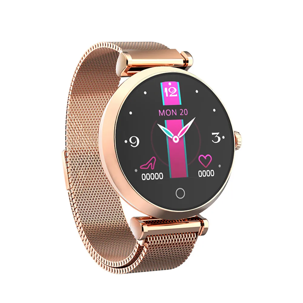 R6 Смарт-часы для женщин водонепроницаемый мониторинг сердечного ритма Bluetooth для Android IOS фитнес-Браслет Smartwatch леди PK H8 H2