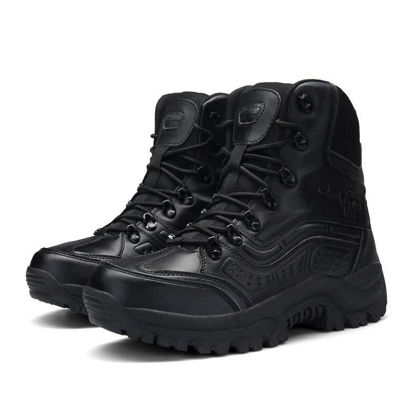 Военные тактические ботинки; Мужская обувь спецназа; уличная Водонепроницаемая походная обувь; армейские сапоги для пустыни; треккинговые ботинки - Цвет: Sandy