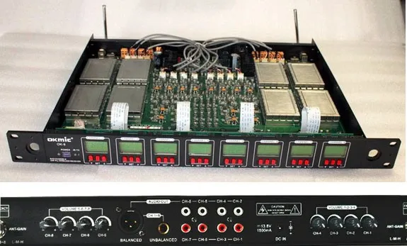 OKMIC OK 8 2H Профессиональная UHF/PLL металлическая Портативная Беспроводная