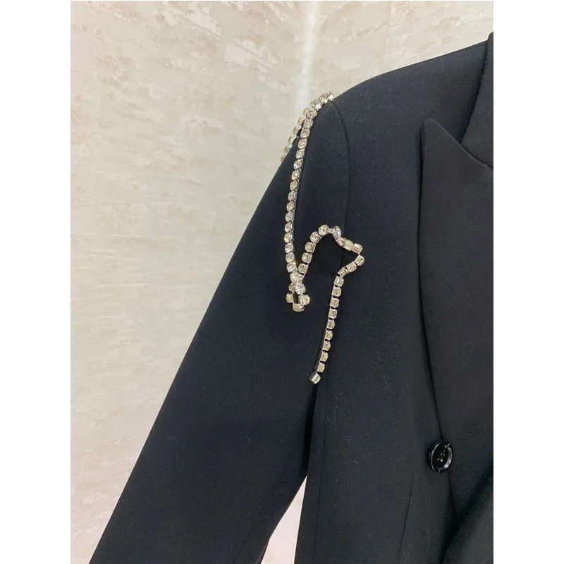 2019 Autumn And Winter New Fashion Wool Casual Suit Clothing Female Temperament Wild Decorative Suit