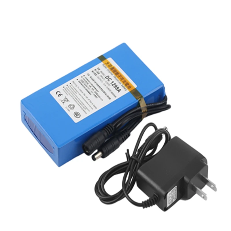 

DC 1298A 12V 9800MAH Large Capacity Super Powerful Rechargeable Lithium Battery Pack For Camera DC 1298A