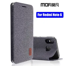 Xiaomi redmi note 6 Чехол global redmi note 6 pro откидная крышка ткань полный защитный силиконовый чехол с бантом MOFi note6 чехол