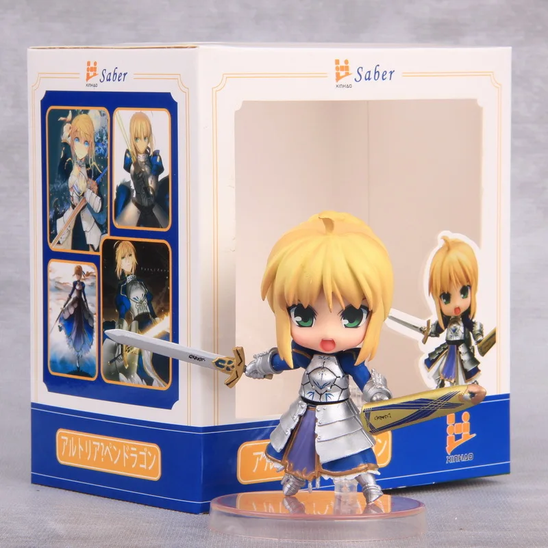 Nendoroid 121 saber Anime Comic Fate Stay Night Fate Zero Gilgamesh Golden Cute Good Smile Nendoroid 410Figure Toys (9)