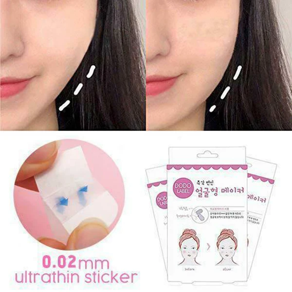 

NEW 40Pcs/Box Secret Lift Tape Effective Face Sticker Thin Invisible Chin Patch