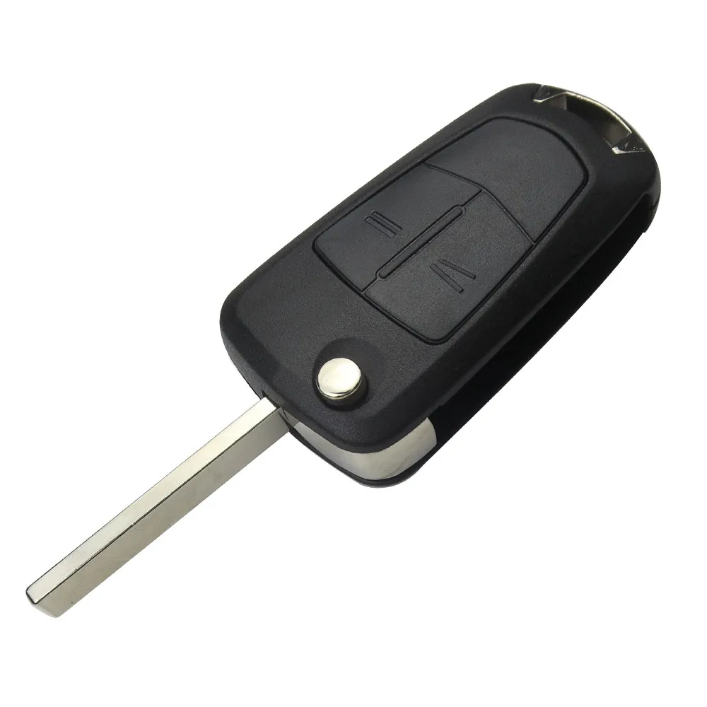 OkeyTech 2/3 раскладной чехол для автомобильного ключа с кнопкой Vauxhall Opel Corsa Astra Zafira