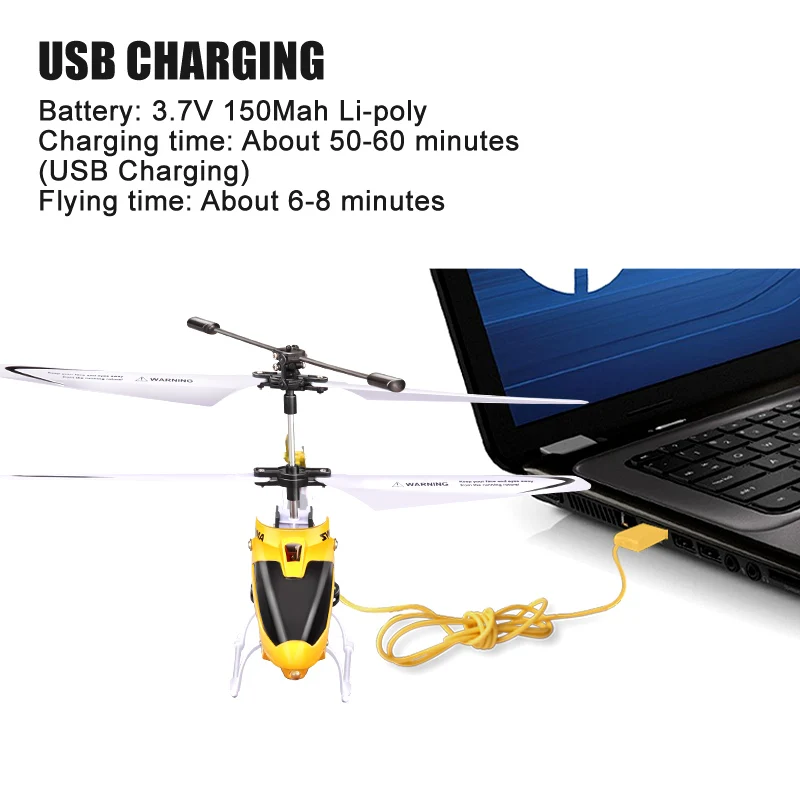 SYMA RC для радиоуправляемых вертолётов дронов W25 2CH Крытый маленький Электрический