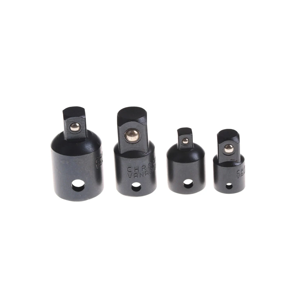 4Pcs/set 1/4" to 3/8" 1/2 Inch Drive Socket Adapter Converter Reducer