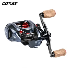 Goture Amazing 10 кг/22LBS Drag power соленая вода большая игра 10+ 1BB 6,3: 1 металлический корпус карбоновая Магнитная Рыболовная катушка