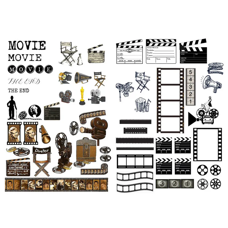 1 шт для киносъемки фильмов Элемент Декора Ручной Мини-календарь альбом повестки