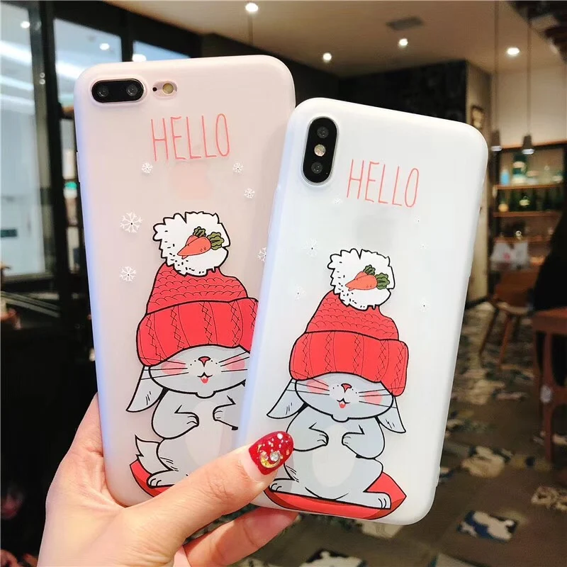 Moskado чехол для телефона iPhone 6 6s 7 8 Plus X 5 5S SE Модный 3D рельефный милый мультяшный Кот