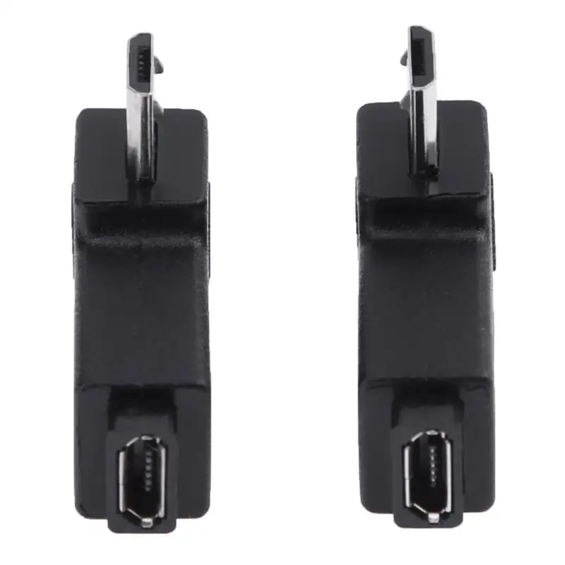 2 шт. 90 градусов переходник с Micro USB Мама на папа левая и правая версии для ПК