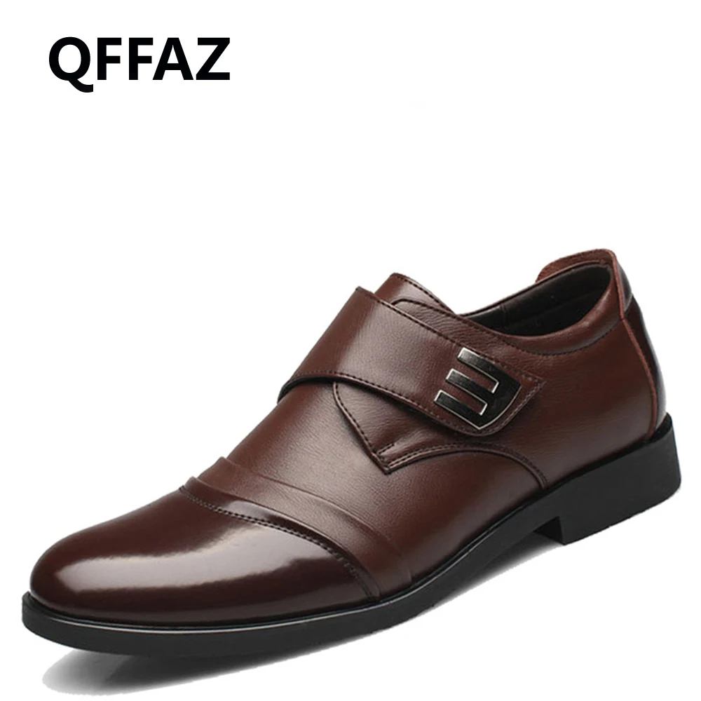 QFFAZ/модные кожаные туфли Мужские модельные sapato masculino оксфорды ручная работа