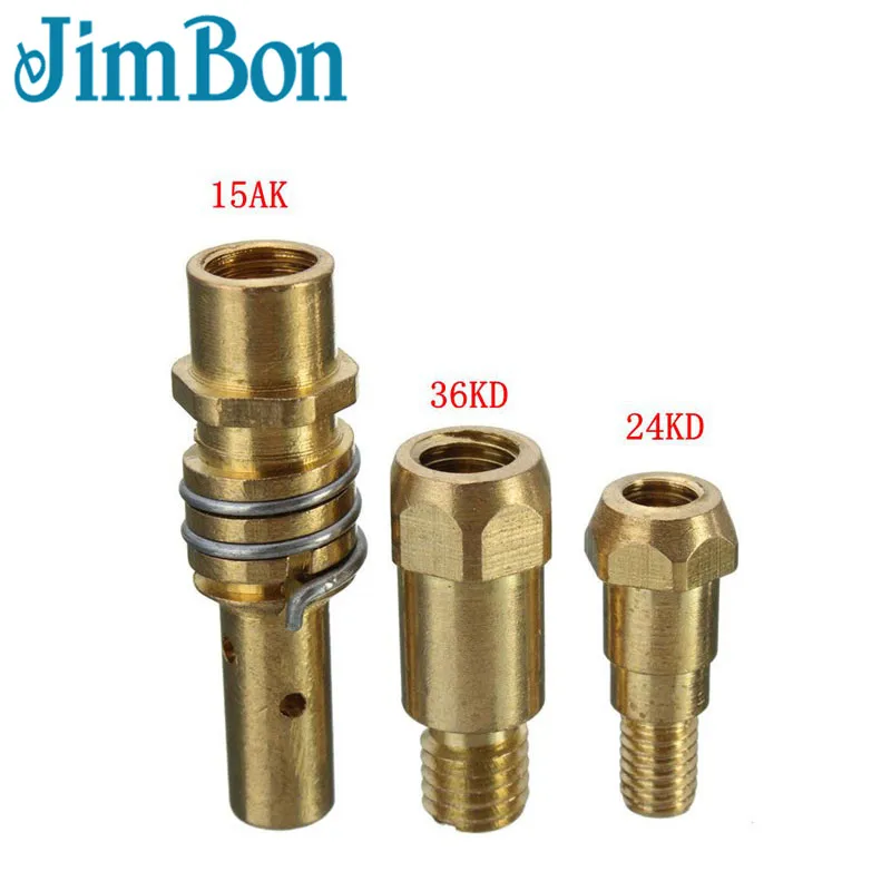JimBon Замена Сварки MIG газовое сопло кожух для сварочного аппарата фонарь наконечник Золото 15AK 24KD 36KD