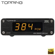 TOPPING D10 Digital USB DAC Audio Amplifier Hifi Spdif DAC Amp ES9018KAM DSD DAC Amplifier Audio Decoder xmos xu208 Balanced Out 2018 new nobsound hi end hifi 25w ultra low noise linear power supply dc5v usb for dac digital interface phone amplifier