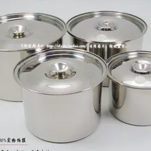 Кастрюля из нержавеющей стали с крышкой 14 см набор из 4 шт. кастрюля panela