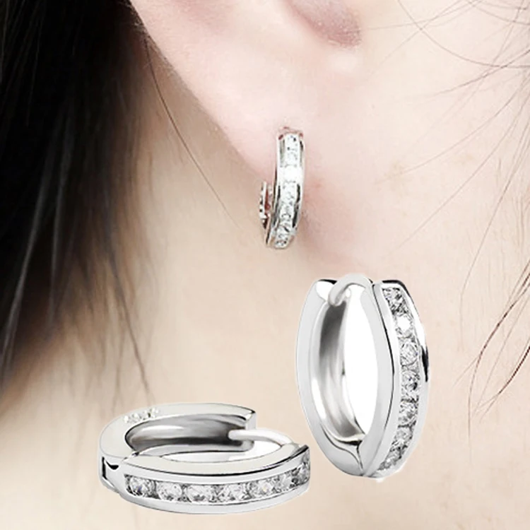 

Fashion Jewelry Accessories Personality Imitation Woman Earrings Color Silver Plated EAR-0616