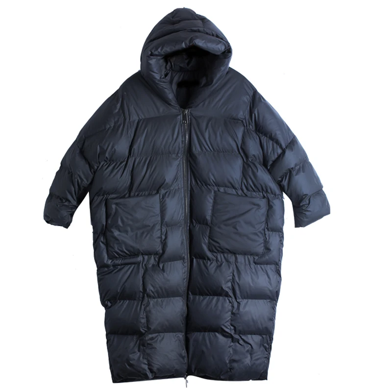 2018 Photo Capuche Color Chaud Mode Coton À D'hiver Femelle Femmes Manteaux Coton Veste Parkas Personnalité Long Manteau Lâche rembourré f7Yb6gyIv