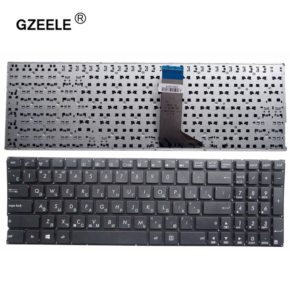 GZEELE RU русской клавиатуры ноутбука для ASUS X554L X554LA X554LI X554LN X554LP X554 X503M Y583L F555 W519L A555 K555 без рамки