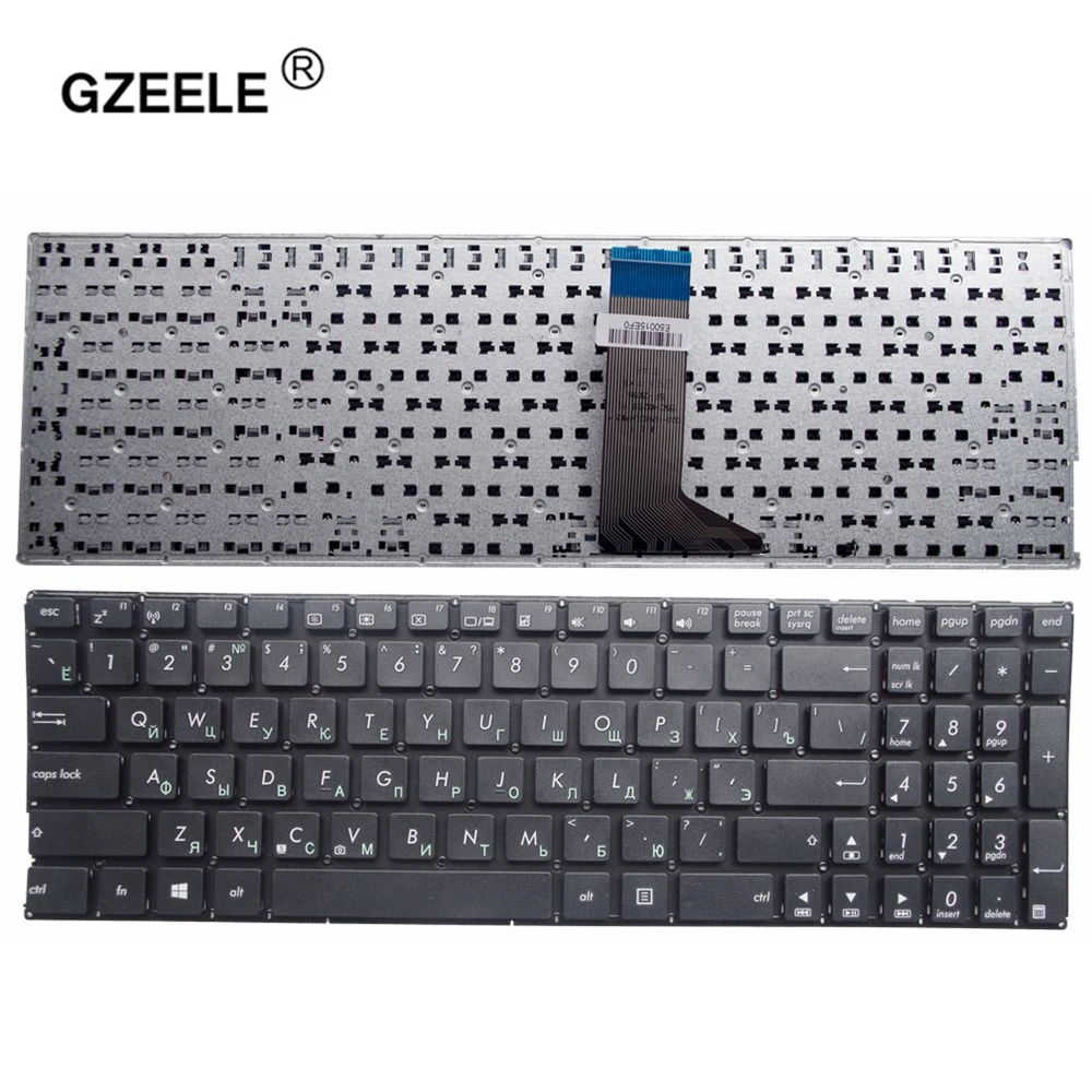 Russian laptop Keyboard for ASUS W529LD W529LN DX992LD DX992LN DX992LP FL5500L FL5600L TP550LA TP550LD TP550LJ RU | Компьютеры и офис