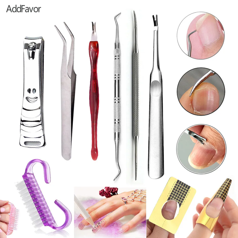 Buy AddFavor Manicure Kit Cuticle Pusher Clipper Nail