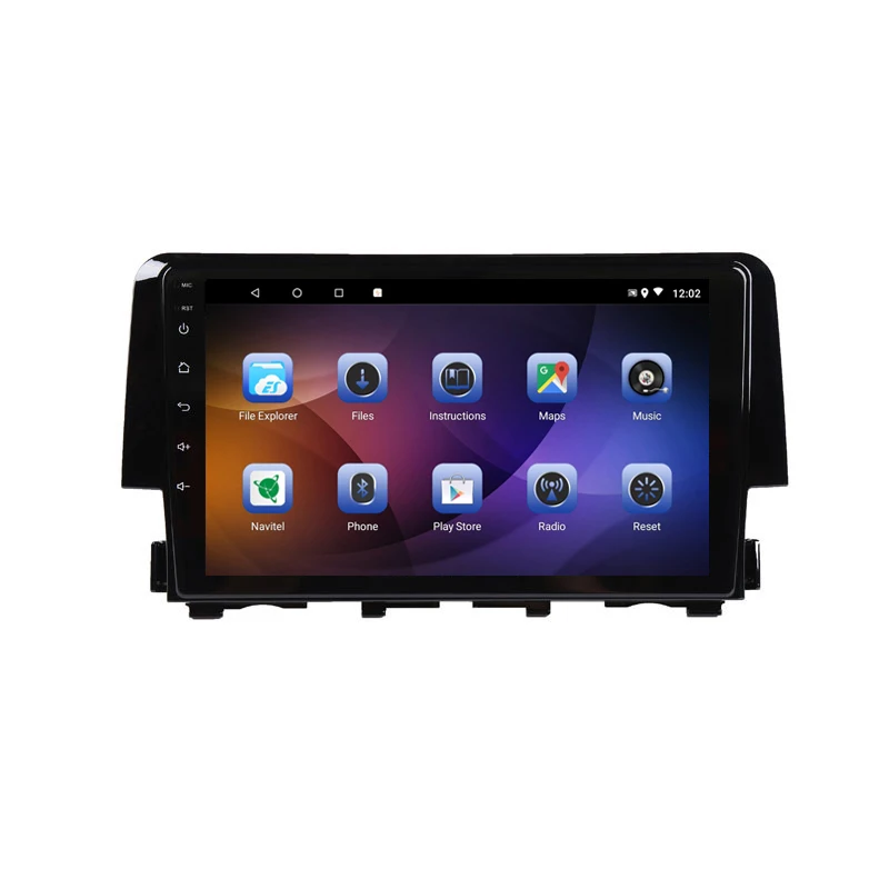 Flash Deal 9" 4G RAM 2.5D IPS 8 CORE Android 9.1 Car DVD Multimedia Player GPS For Honda Civic 2015 2016 2017 2018 radio navigation WiFi 1