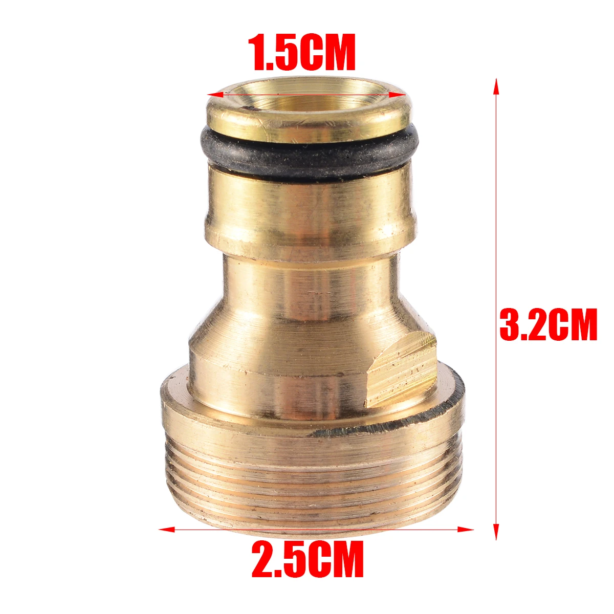 3/4" Threaded Brass Male Quick Connector Adaptor Tap Adaptor Garden Water Hose Pipe Tap Spray Nozzle Watering Irrigation Tools