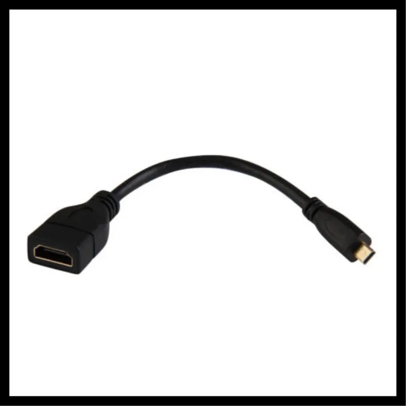 Новый Micro HDMI папа D к Женский адаптер кабель конвертер 1080P | Компьютеры и офис
