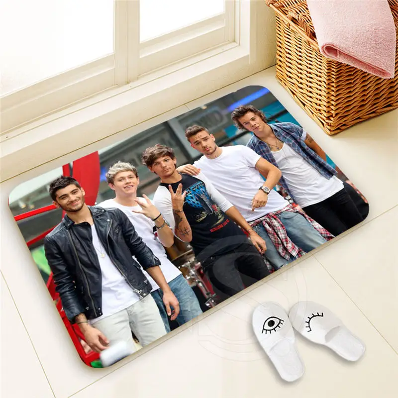 H-P380 Custom one direction #14 Doormat Home Decor 100% Polyester Pattern Door mat Floor Mat foot pad SQ00722-@H0380 | Дом и сад