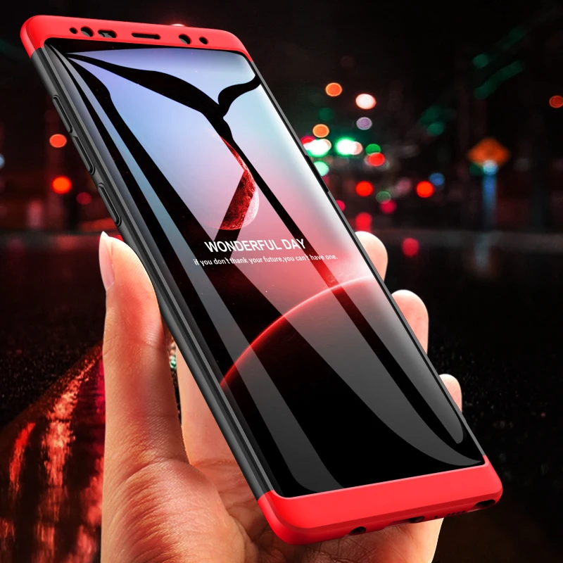 360 Degree Full Protection Shockproof Hard Matte Case for Samsung Galaxy S6 S6Edge S7 S7Edge S8 S8Plus S9Plus Note8 Case 360 full (11)