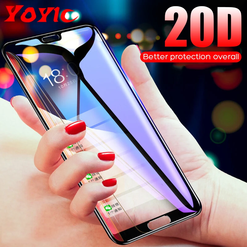 

20D Full Cover Tempered Glass For Huawei P10 Lite P20 Pro Glass Screen Protector Protection Film For Honor 9 10 Lite Glass Cover