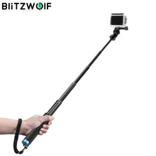 BlitzWolf BW-BS0 Waterpoof селфи палка Выдвижная монопод для GoPro Hero 7 6 5 1/4 ‘Action Sports Камера Лыжный спорт дайвинг Велоспорт