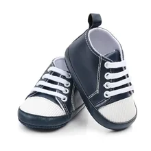 Zapatos de bebé zapatos de cuero PU para niños pequeños deportivos casuales recién nacidos niños niñas zapatos de Color sólido bebé niño suave Anti- zapatos de deslizamiento