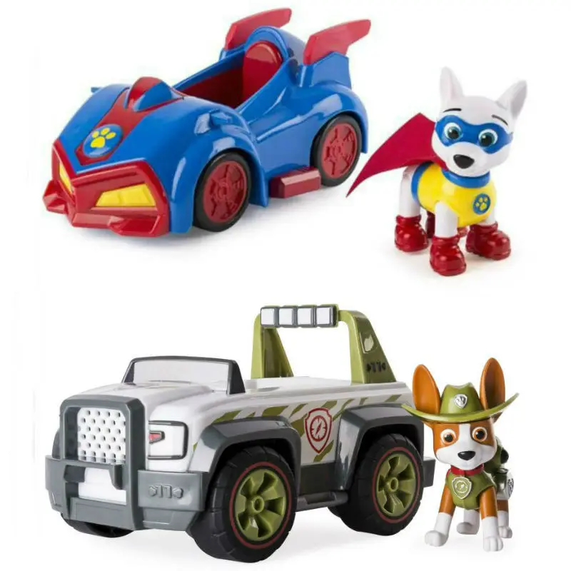 Najtaniej 2019 HOT oryginalny Paw Patrol pojazdu rysunek Everest tracker Robodog Apollo Skye Ryder chase marshall rocky zuma gruz...