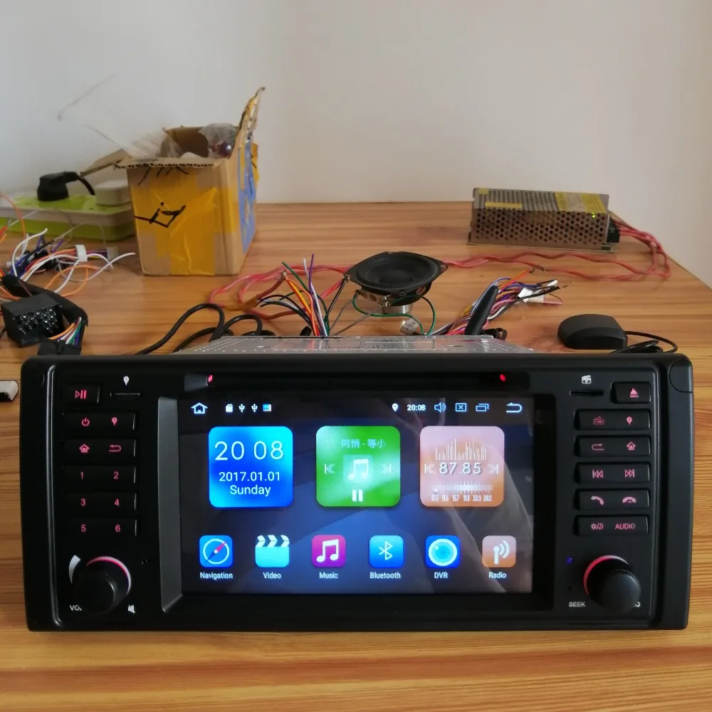 Excellent Newest Android 8.0 Octa Core 4G RAM 64G ROM GPS Navigation 7 " Car DVD Player for BMW E39 5er/M5 96-03 with Radio/Bluetooth/RDS 38