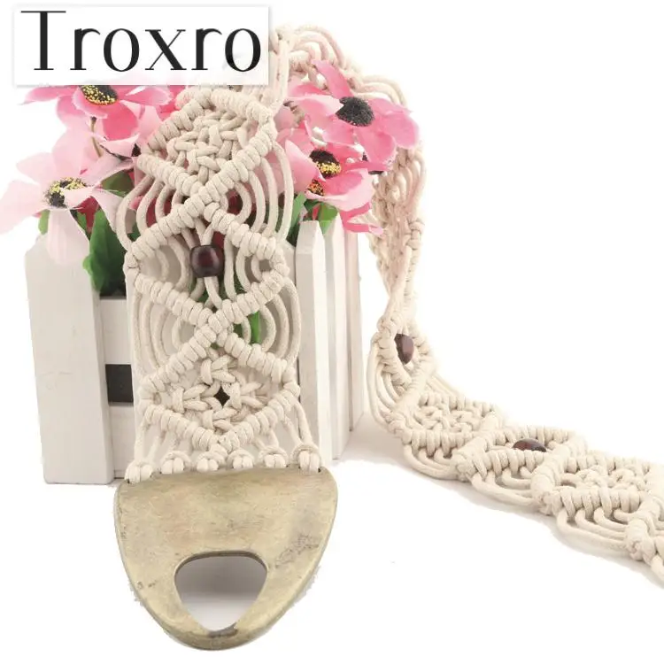 Women Belt Wax Rope Belts Womens Luxury Name Brand Designer High For