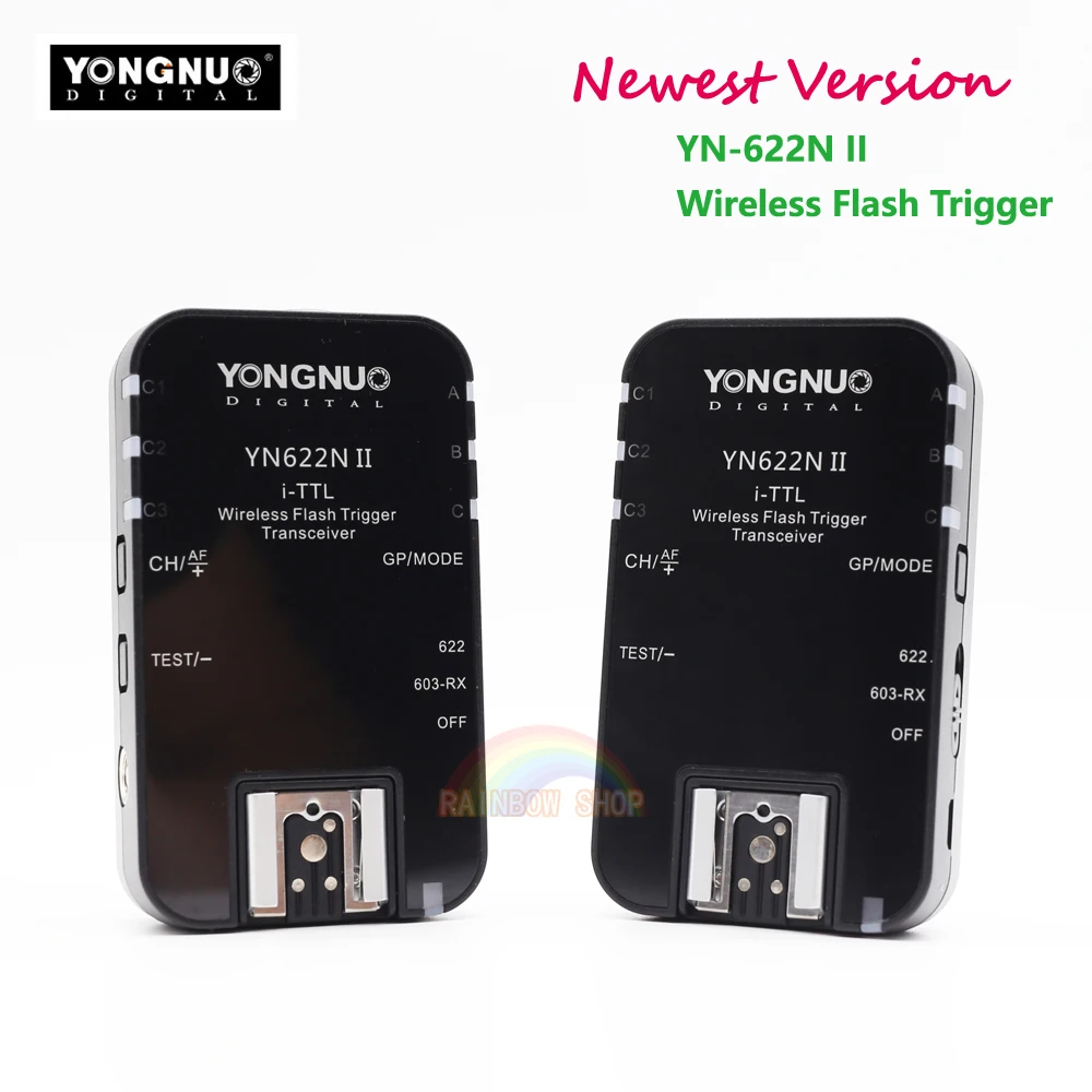 

YONGNUO TTL Transceiver i-TTL 2.4G Wireless Flash Trigger YN622N II HSS 1/8000 For Nikon DSLR Camera Speedlite SB910 SB900
