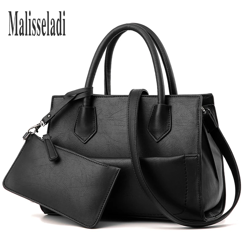 Для женщин Курьерские сумки 2018 Новая мода PU кожа Обувь для девочек Tote плеча Сумки