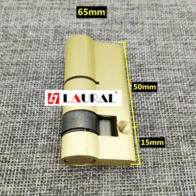 Изготовленный На Заказ замок двери отель отпечатков пальцев цилиндр замка 40-100 мм лезвие C уровень 3 железный ключ железная коробка замок ядро - Color: D-65mm