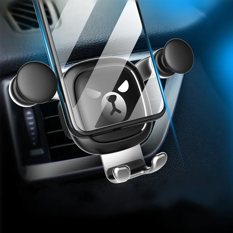 

Universal Car Phone Holder For Phone In Car Air Vent 360 Flexi Cell Mobile Phone Holder Stand Panda For Xiaomi Samsung Iphone