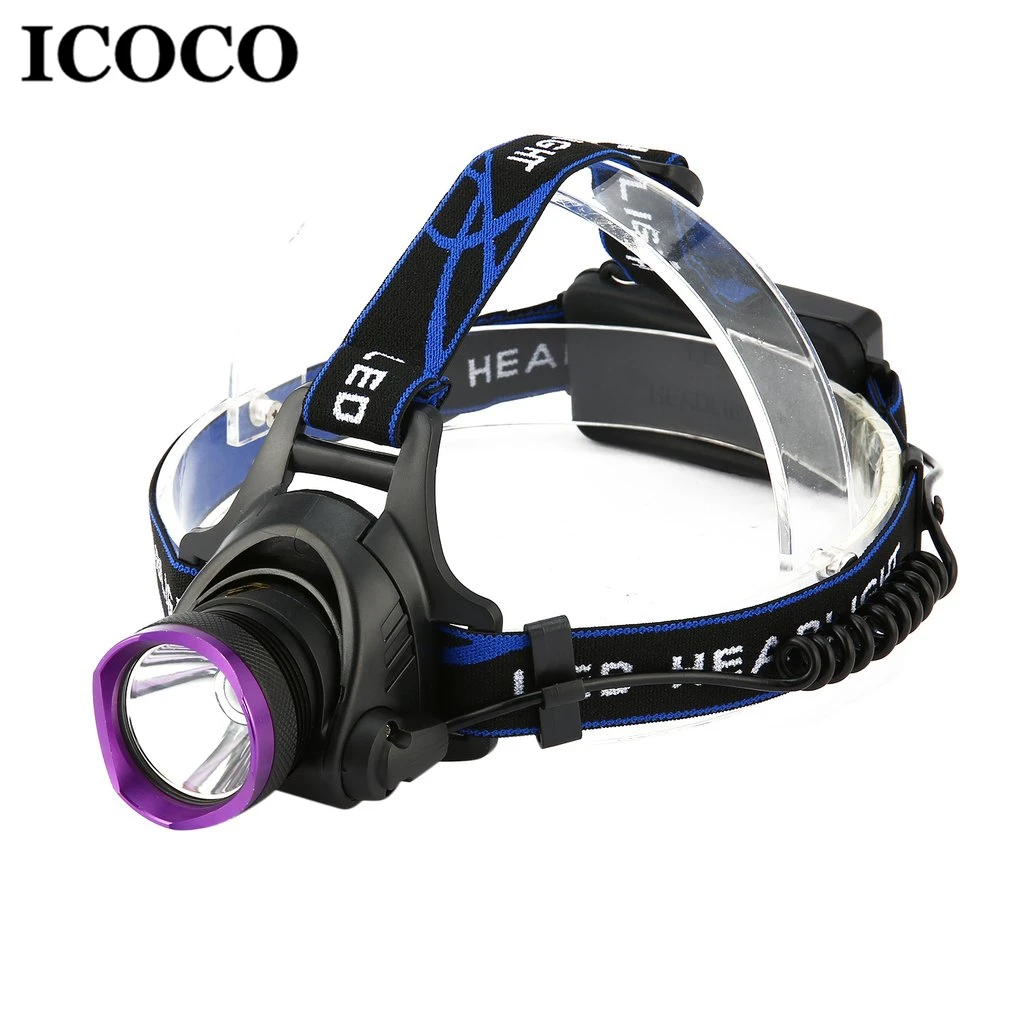 ICOCO T6 Outdoor Mini Headlamp Adjustable Beam Focus LED Headlamp With